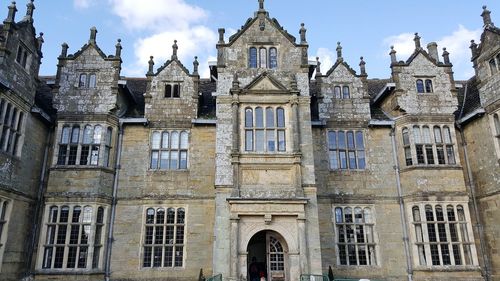 Low angle view of historical building