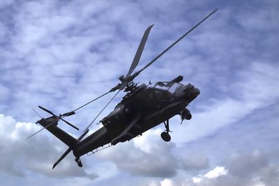 Low angle view of cloudy sky