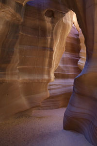 Rock formations in cave