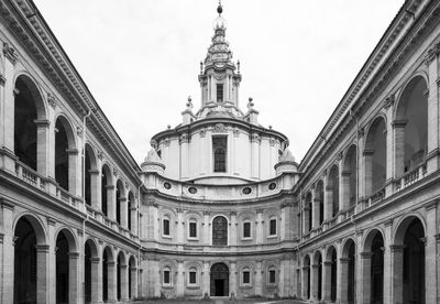 Low angle view of building against sky