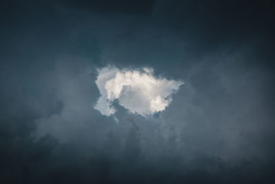 Low angle view of clouds in sky