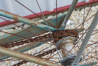 Close-up of rusty metal