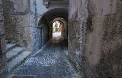 Corridor of old building