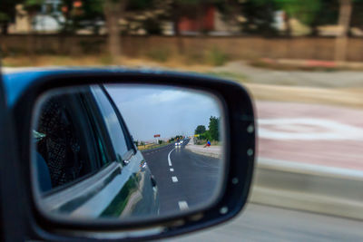 Train on road