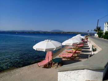 View of sandy beach