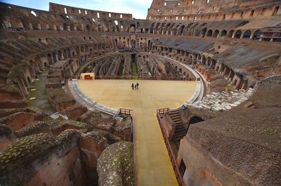 Wide angle of coliseum 