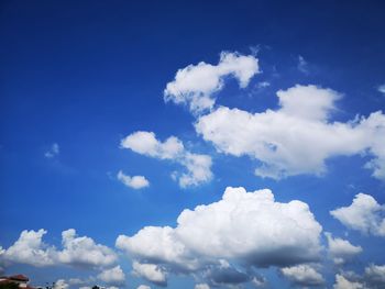 Low angle view of clouds in sky