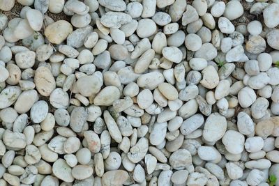 Full frame shot of pebbles