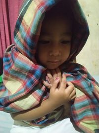 Portrait of cute baby