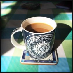Close-up of coffee cup