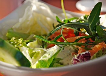 Close-up of salad in bowl