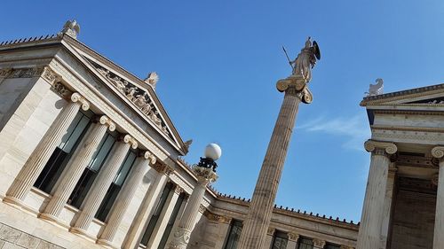 Low angle view of historic building against sky