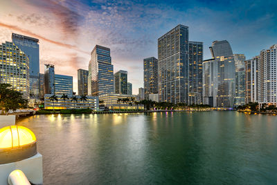 Buildings in city