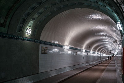 Interior of tunnel