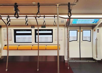 Interior of train