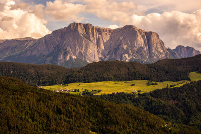 Mountain view from villanders italy