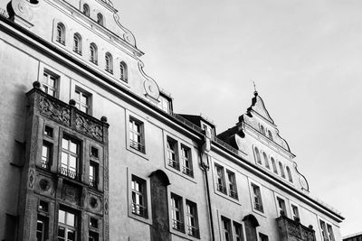 Low angle view of building against sky