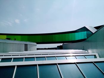 Low angle view of building against sky