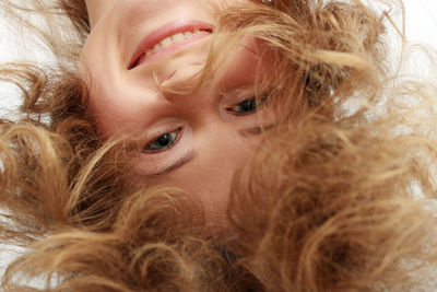 Close-up portrait of young woman