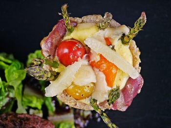 Close-up of fruits in plate