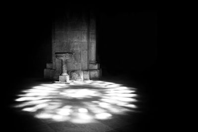 Empty corridor of building