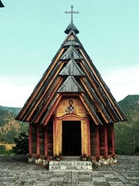 Traditional building against sky