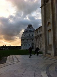 View of church against cloudy sky