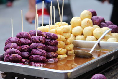 Close-up of fruits for sale