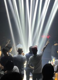 People at music concert