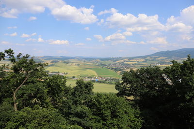 Scenic view of landscape against sky