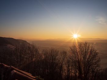 Scenic view of sunset