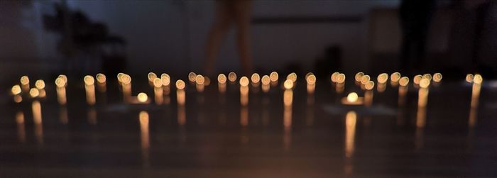 Illuminated candles 