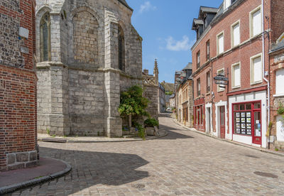 Scenery around veules-les-roses, a commune in the seine-maritime department in france