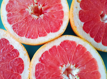 Full frame shot of orange slices