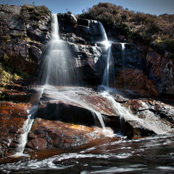 View of waterfall