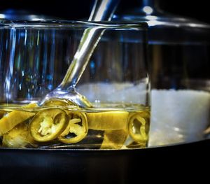 Close-up of drink on table