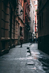 Man walking in city