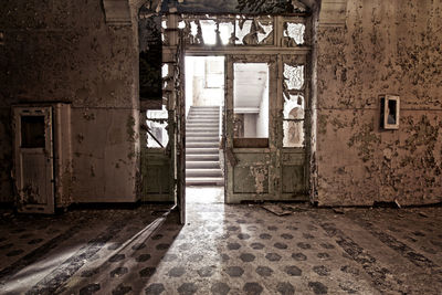 Interior of abandoned home