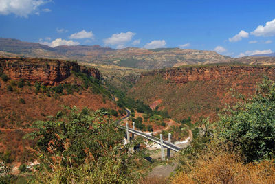 Bridge on abbay blu nile, ethiopia