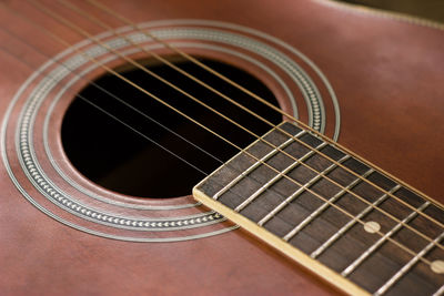 Close-up of guitar