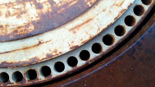 Close-up of rusty metal