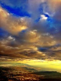 Scenic view of sky during sunset