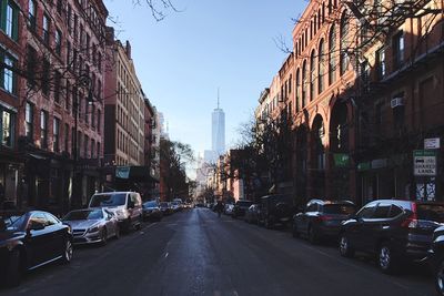 View of city street