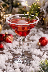 Close-up of drink on table