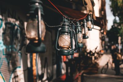 Close-up of illuminated light bulb