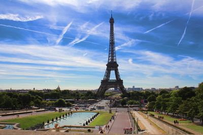 View of monument against cloudy sky