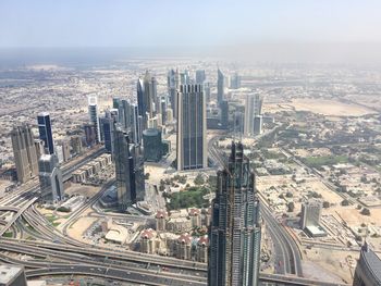 Aerial view of cityscape