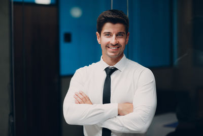 Portrait of a smiling young man