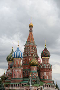 The cathedral of vasily the blessed or saint basil's cathedral, red square, moscow, russia