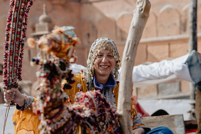 Portrait of a smiling young woman